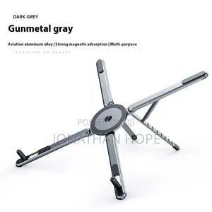 Laptop Stand + Phoneholder 2 in 1 Aluminum Adjustable