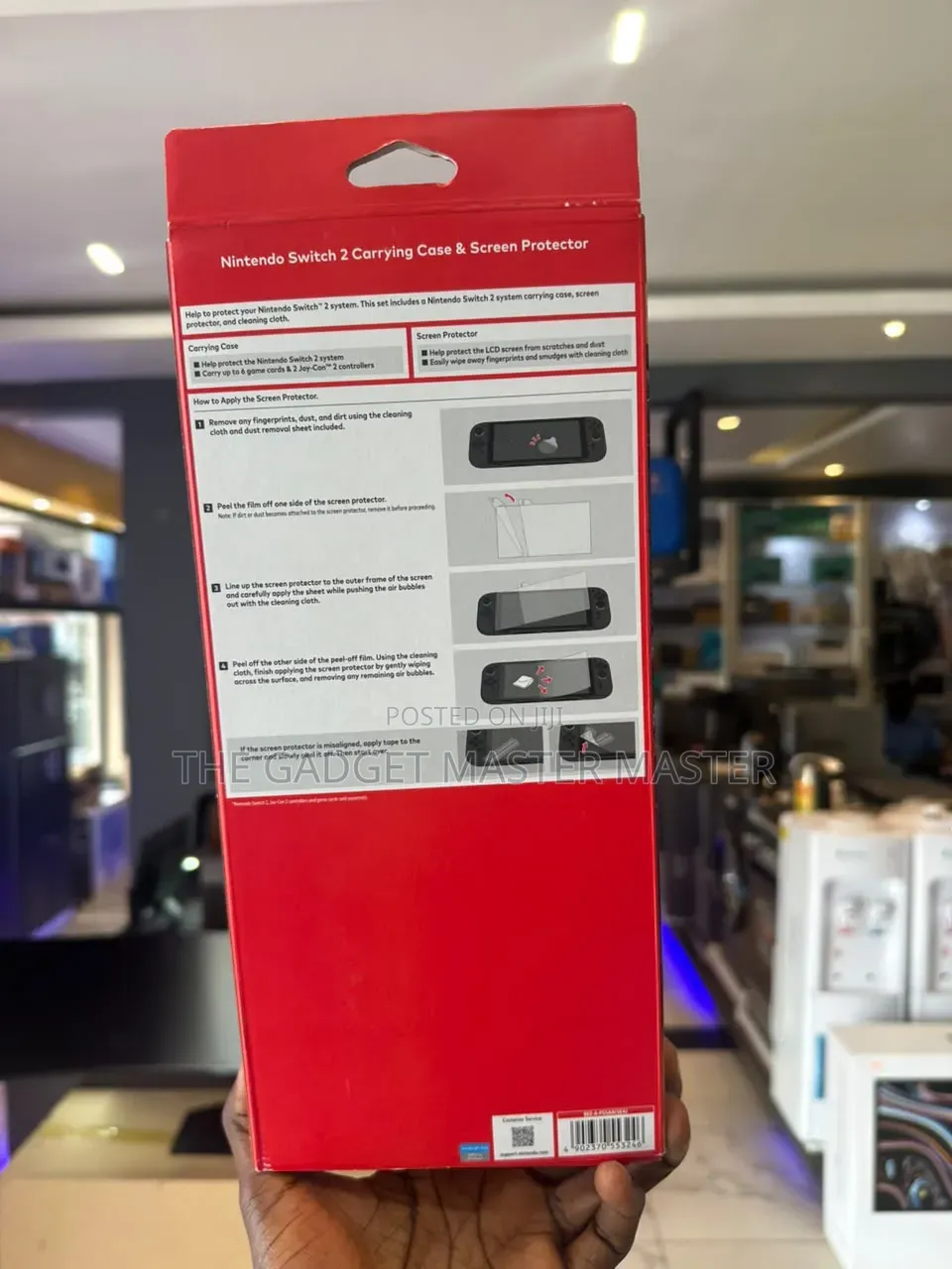 Nintendo Switch 2 Carrying Case With Screen Protector