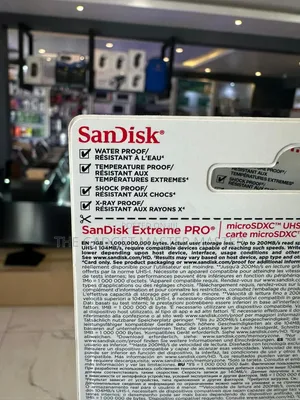 Sandisk Extreme Pro MicroSDXC UHS-I Card With Adapter