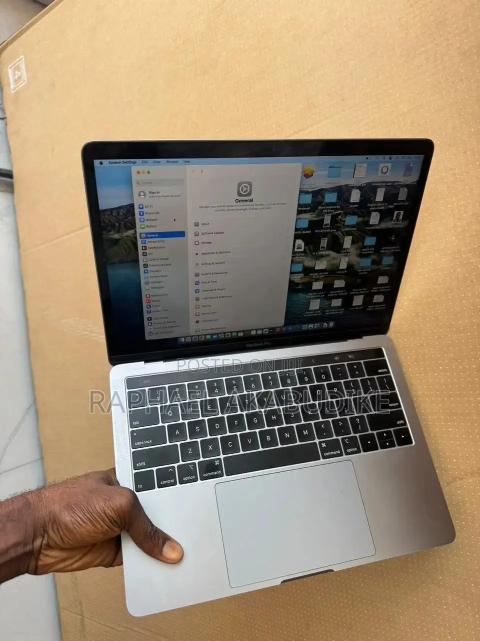 Laptop Apple MacBook Pro 2019 16GB Intel Core i7 SSD 256GB