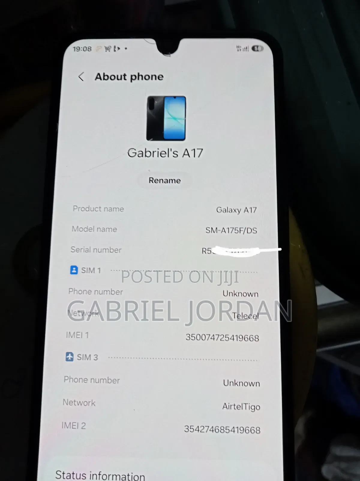 Samsung Galaxy A17 128 GB Black
