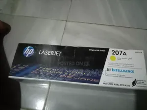 Original HP W2212A, 207A LaserJet Pro Toner Cartridge (Yellow Color)
