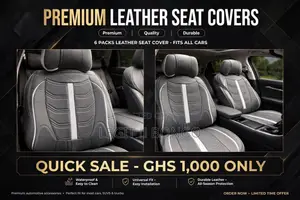 Quality Leather Grey Seat Cover