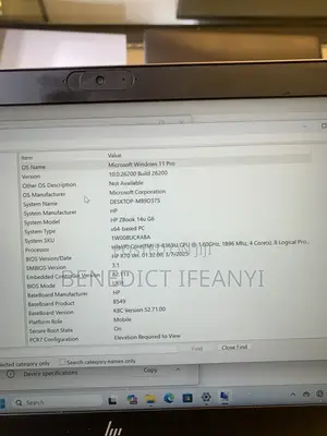 Laptop HP ZBook 14u G6 8GB Intel Core i5 SSD 256GB