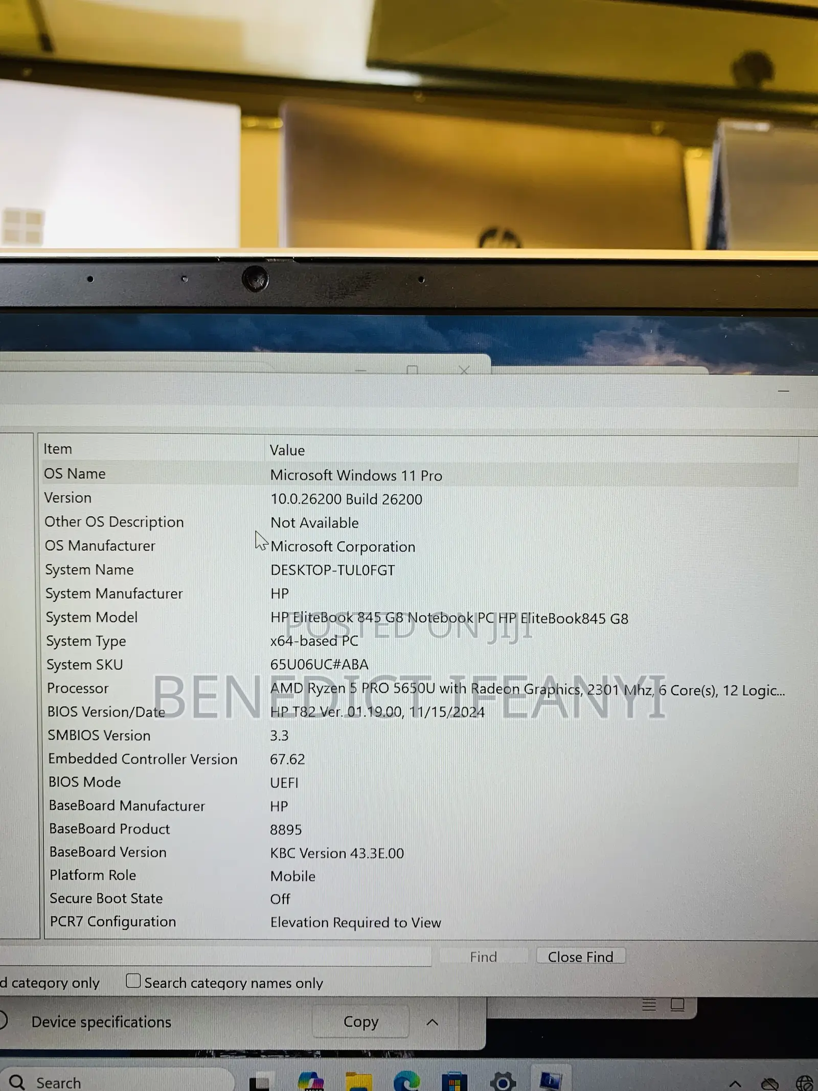 Laptop HP EliteBook 840 G8 16GB AMD Ryzen 5 SSD 256GB