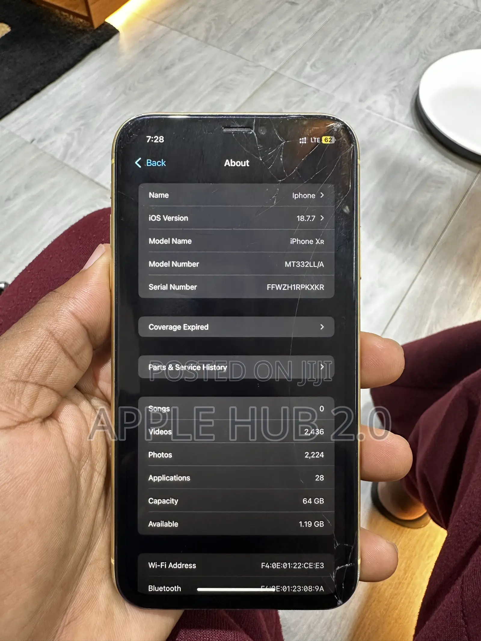 Apple iPhone XR 64 GB Yellow