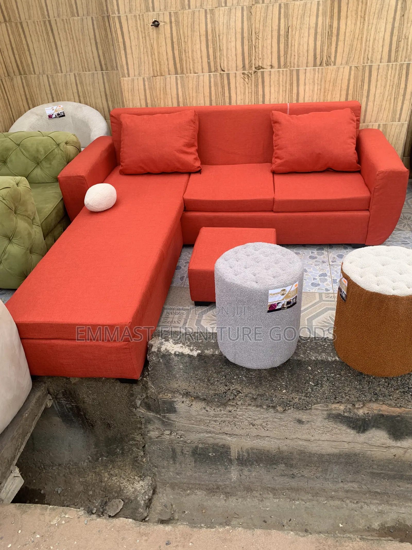 Affordable L Shaped With Center Table Available in Different Colors