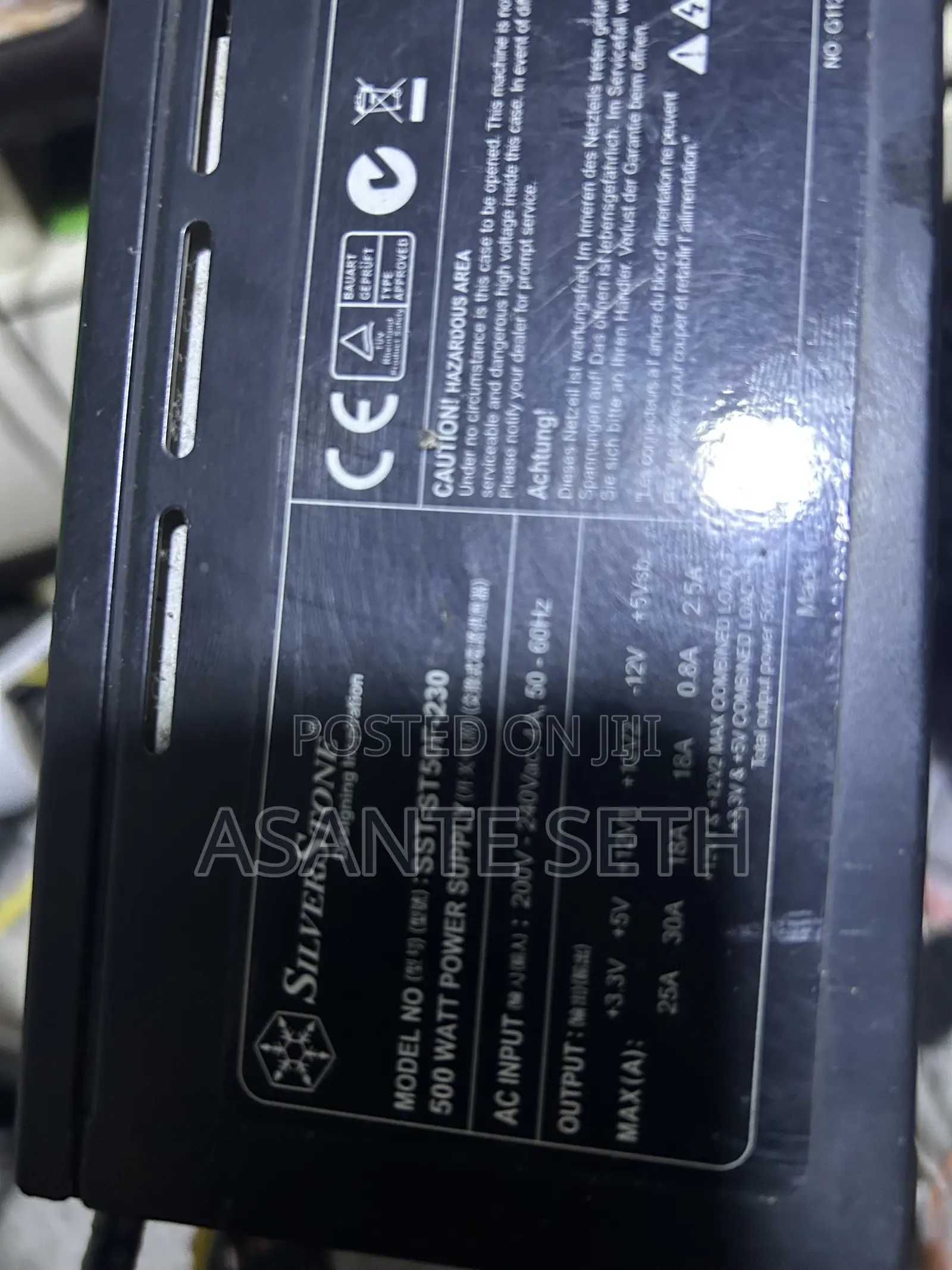 Silver Stone 500watts With 8pins for Graphics Card