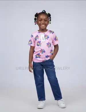 Beautiful Top With Jeans Trousers for Kids