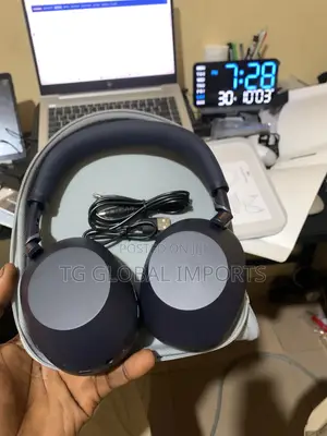 Premium WH-1000XM6 Style Wireless Headphones (Navy Blue)
