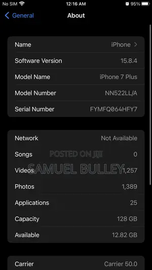 Apple iPhone 7 Plus 128 GB Black