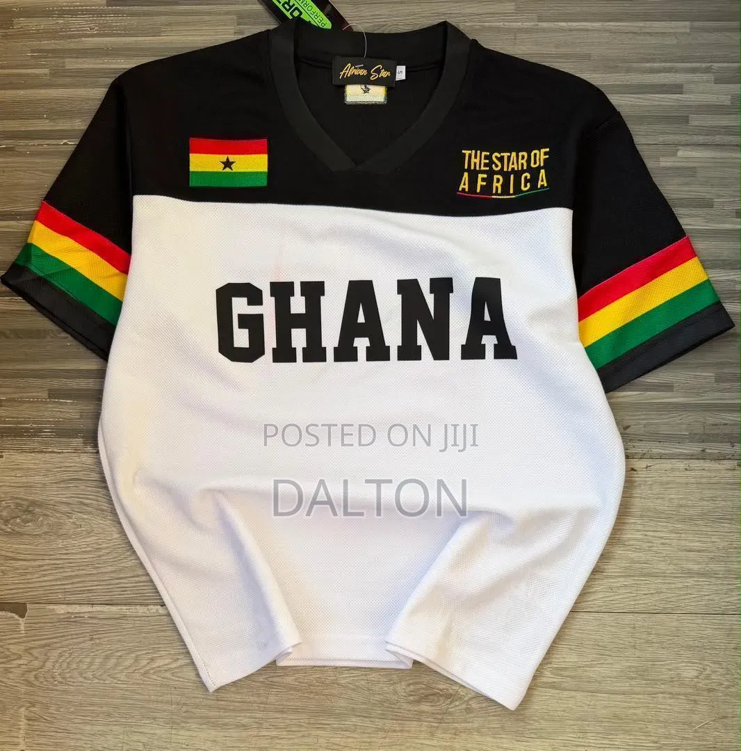 Ghana to Da World Tops and Jerseys.