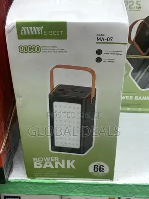 Original 80,000mah Powerbank 66watts Output