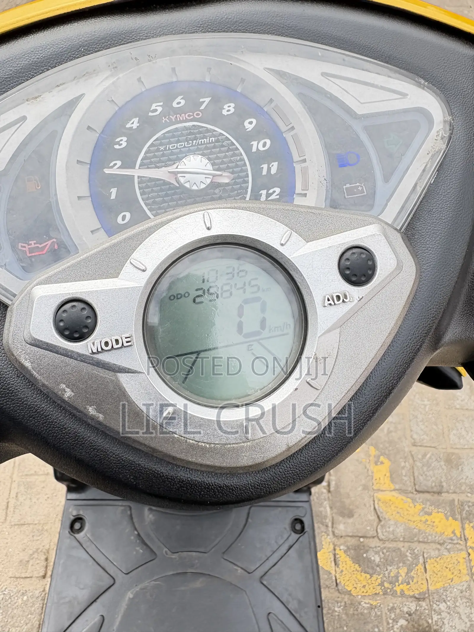 Kymco 2020 Yellow