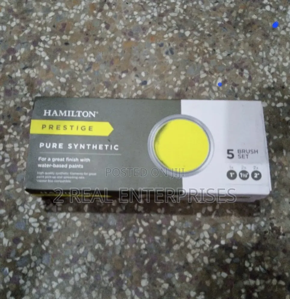 Hamilton Prestige Pure Synthetic 5-Piece Paint Brush Set