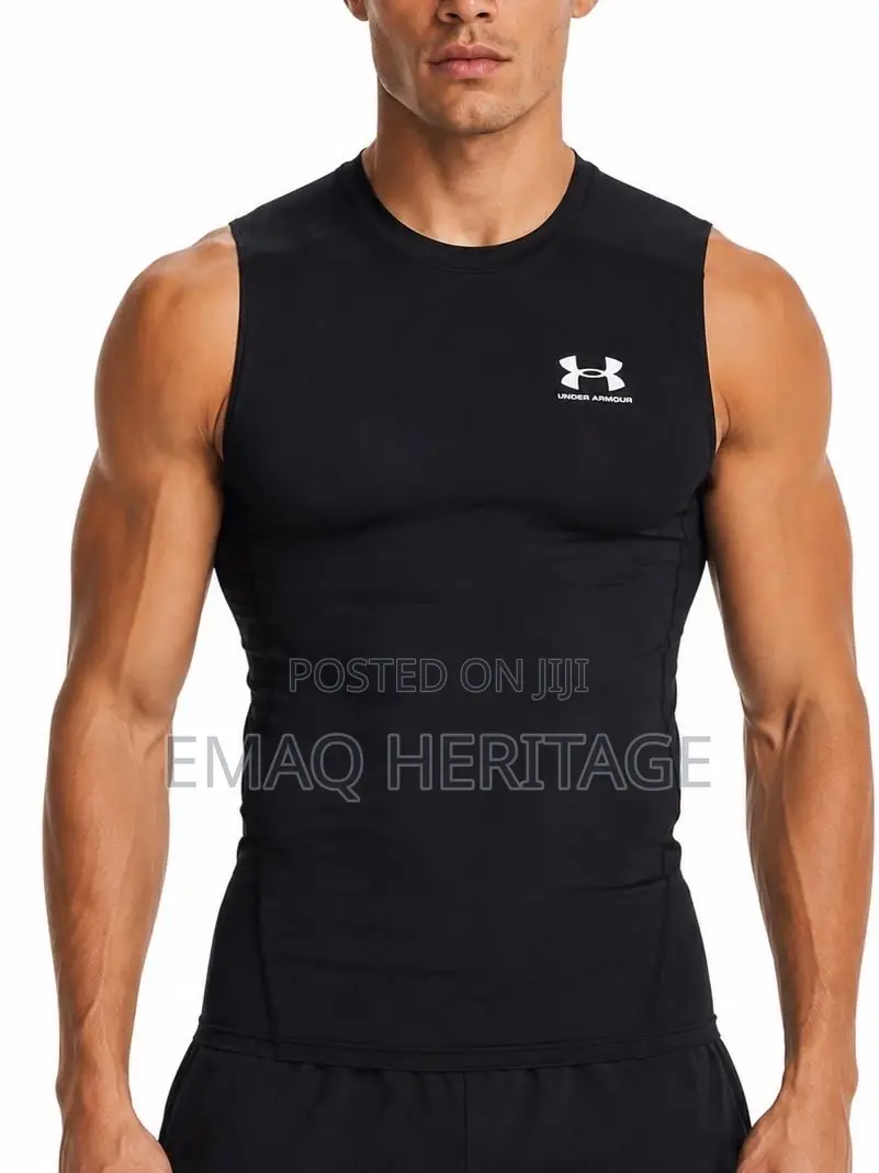 Under Armour Sleeveless Compression Muscle Tank - Black