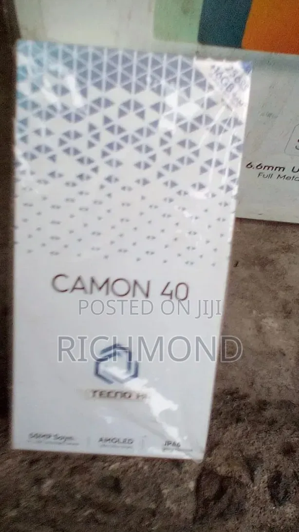 New Tecno Camon 40 256 GB Black