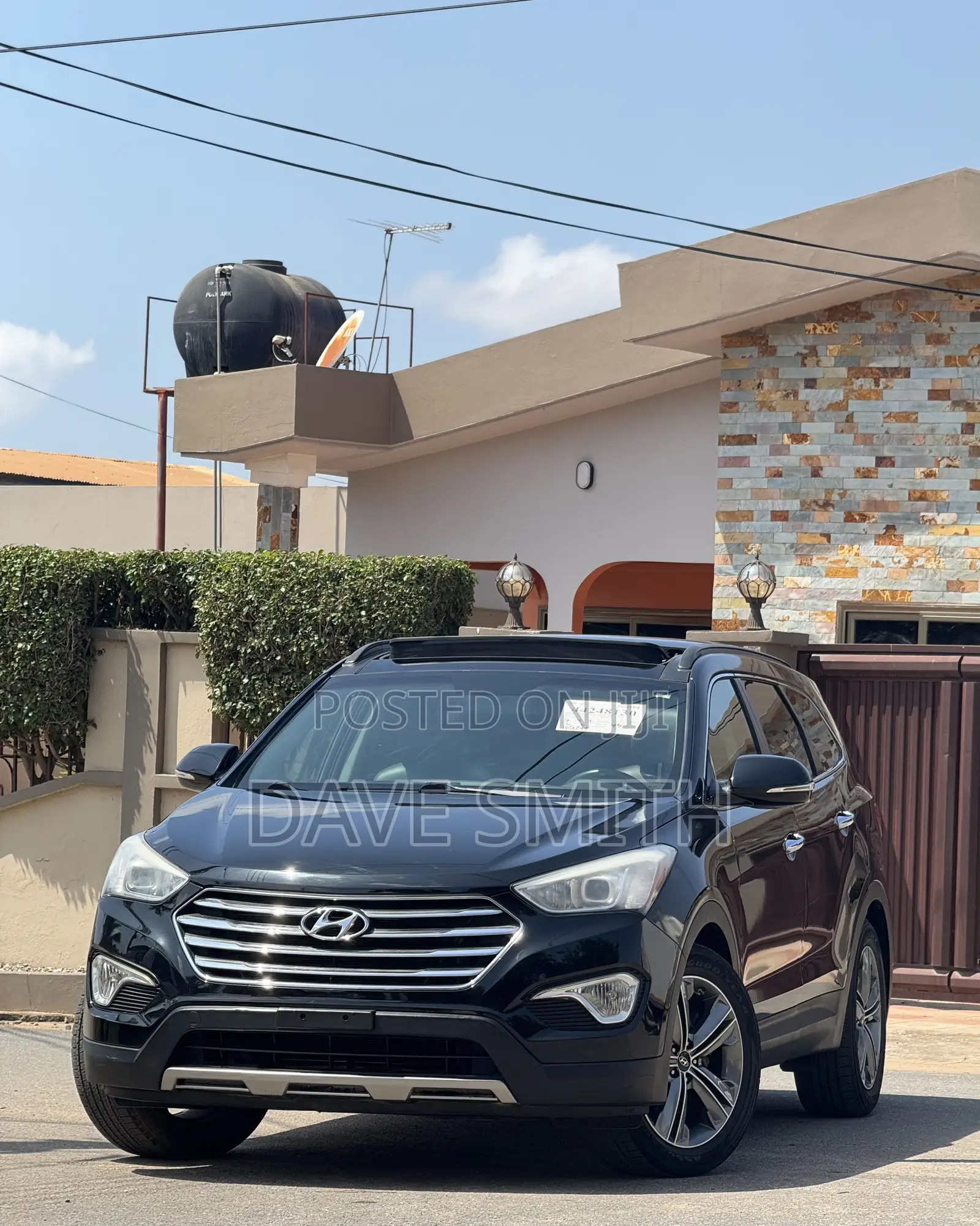 Hyundai Santa Fe Limited Ultimate AWD 2017 Black