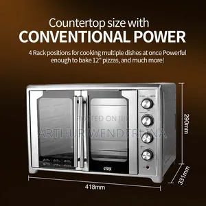 Winning Star ST-9851 Electric Oven, 75 Liters, 2800 Watts,