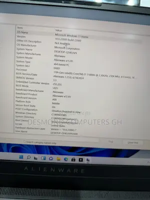 Laptop Alienware X15 R1 16GB Intel Core i7 SSD 512GB