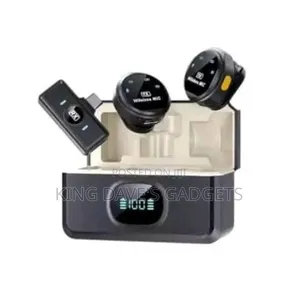 Q8) Dual Wireless Lavalier Microphone Has 2 in 1 Clip On