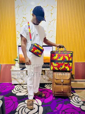 Ankara Travel Bag in Shopping Bag