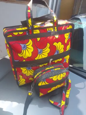 Ankara Travel Bag in Shopping Bag