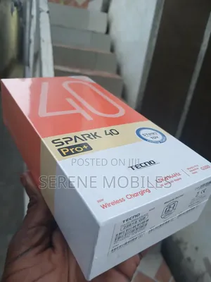 New Tecno Spark 40 Pro+ 256 GB Black