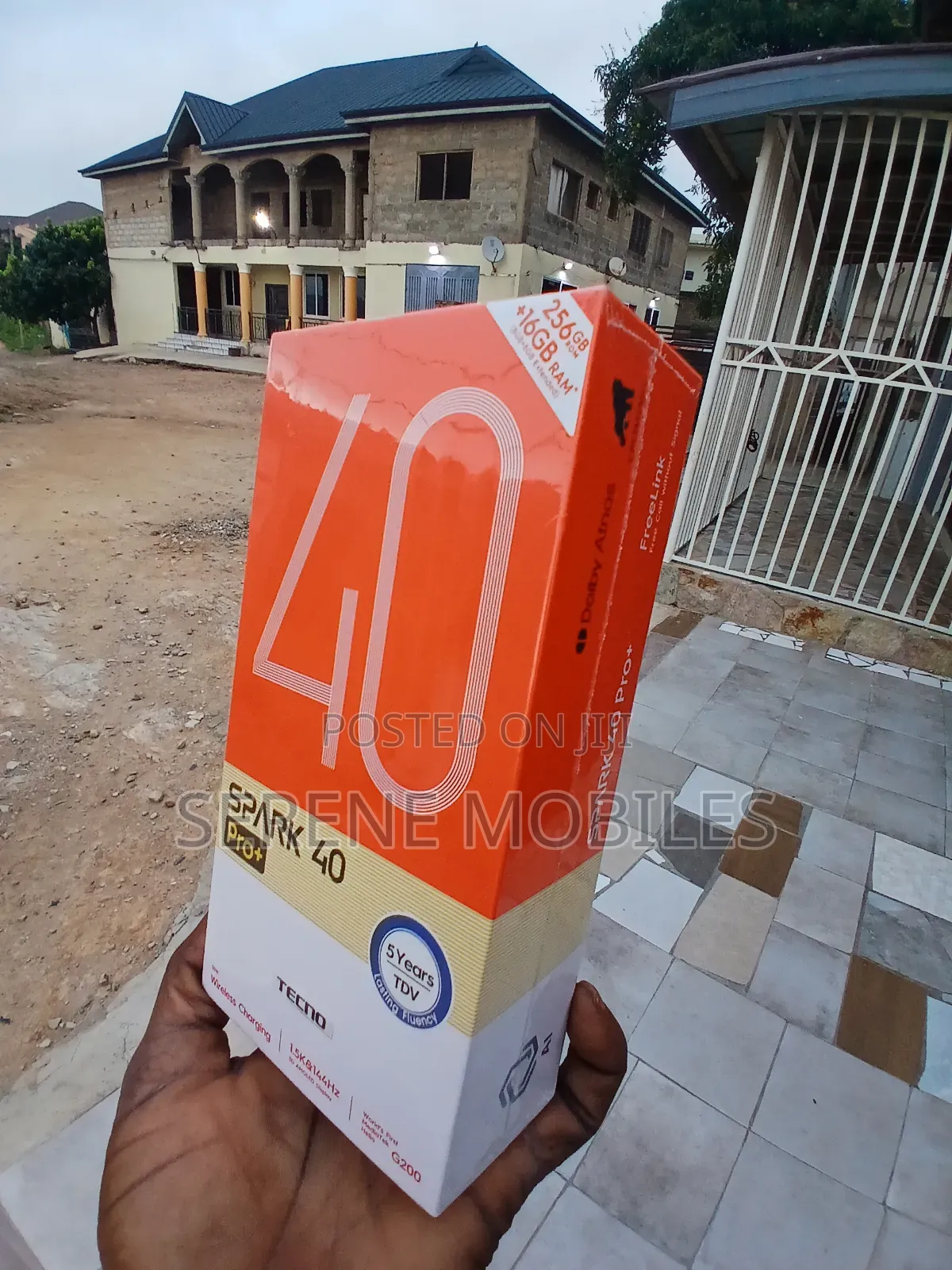 New Tecno Spark 40 Pro+ 256 GB Black