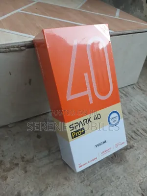New Tecno Spark 40 Pro+ 256 GB Black