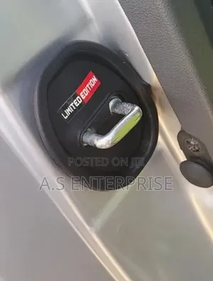4pcs Silicone Car Door Lock Protective Cover Door Lock Shock Absorber