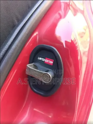 4pcs Silicone Car Door Lock Protective Cover Door Lock Shock Absorber