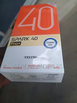New Tecno Spark 40 Pro+ 256 GB Black
