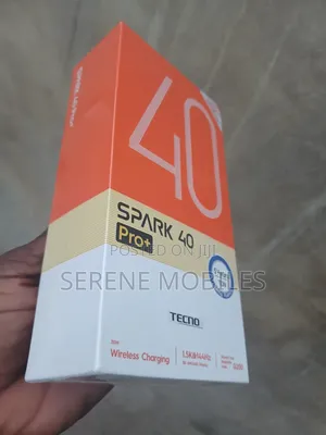 New Tecno Spark 40 Pro+ 256 GB Black