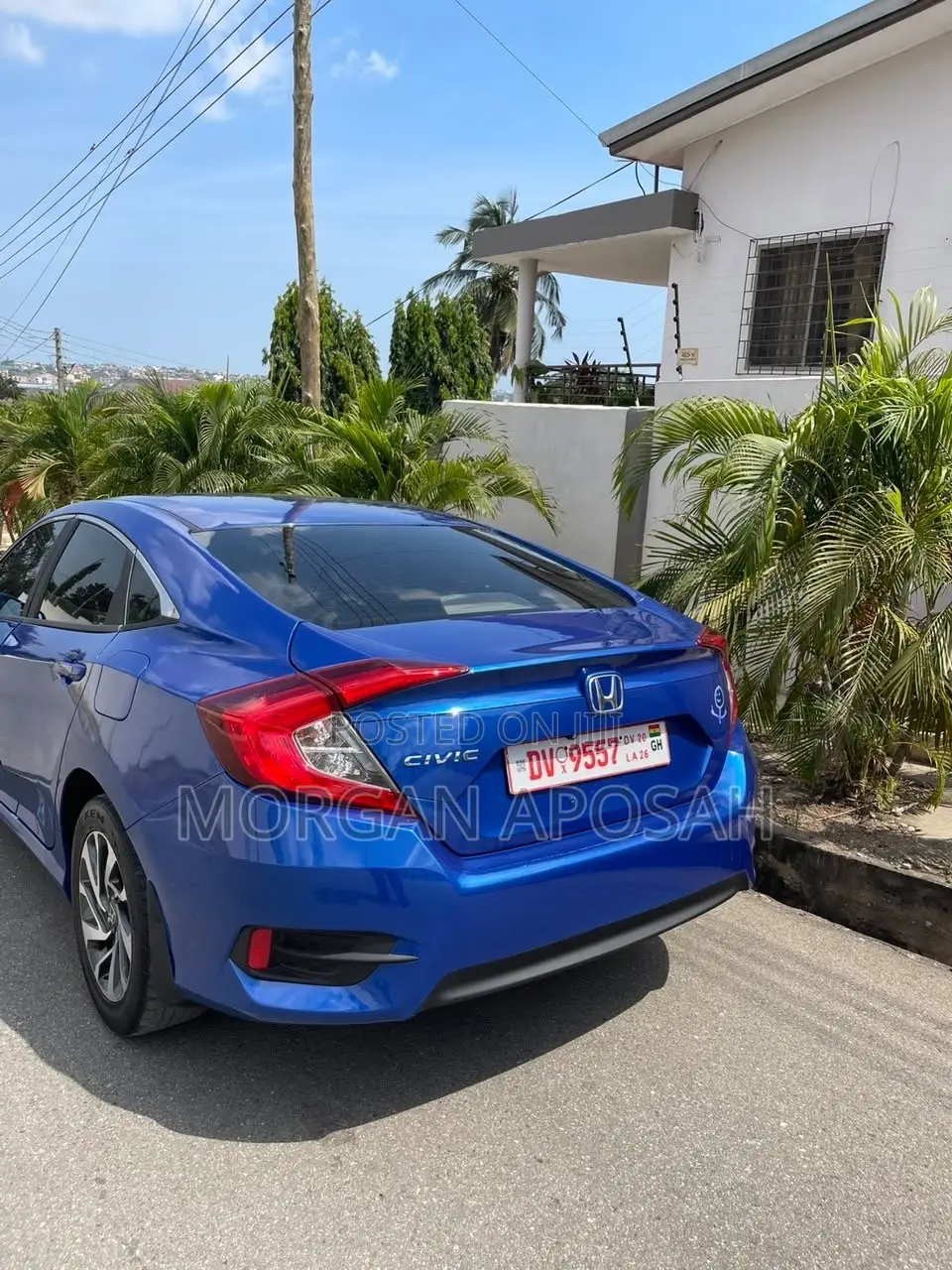 Honda Civic EX 4dr Sedan (2.0L 4cyl) 2017 Blue