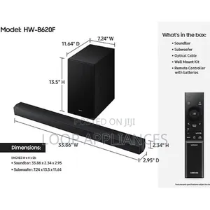 New 300 Watts Samsung HW-B620F 3.1 Channel Soundbar - B620F