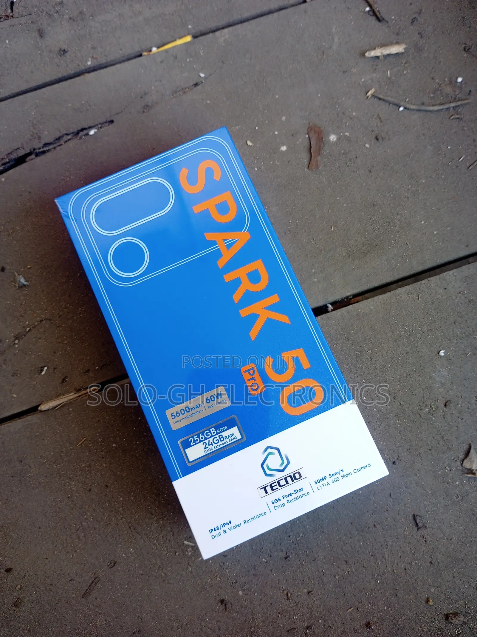 New Tecno Spark 50 Pro 256 GB Black