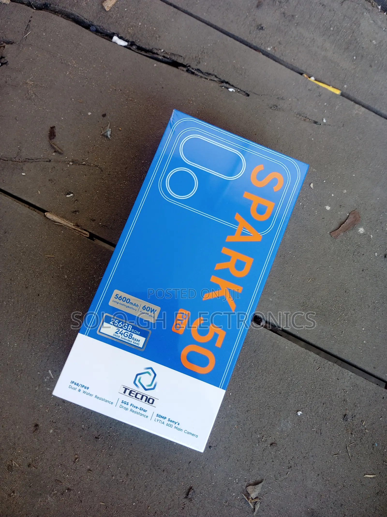 New Tecno Spark 50 Pro 256 GB Black