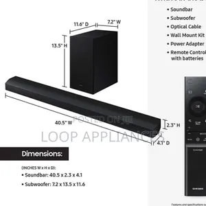 New 220 Watts Samsung HW-B750F 5.1-Channel Soundbar - B73MD