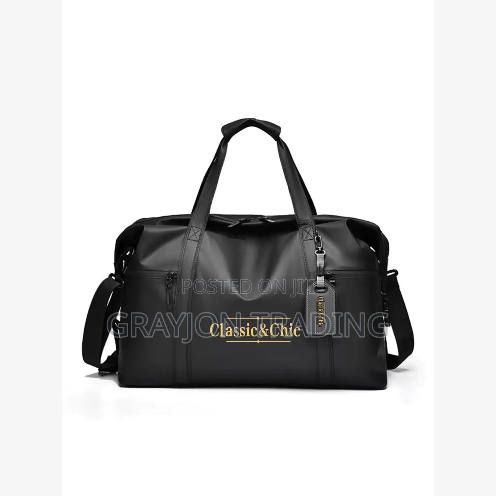 Duffel Water/Dust Proof Leather Bag