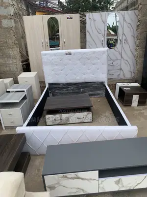 Affordable Leather Double Bed Available in Different Colors
