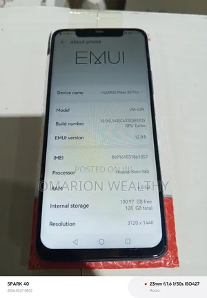 Huawei Mate 20 Pro 128 GB Blue