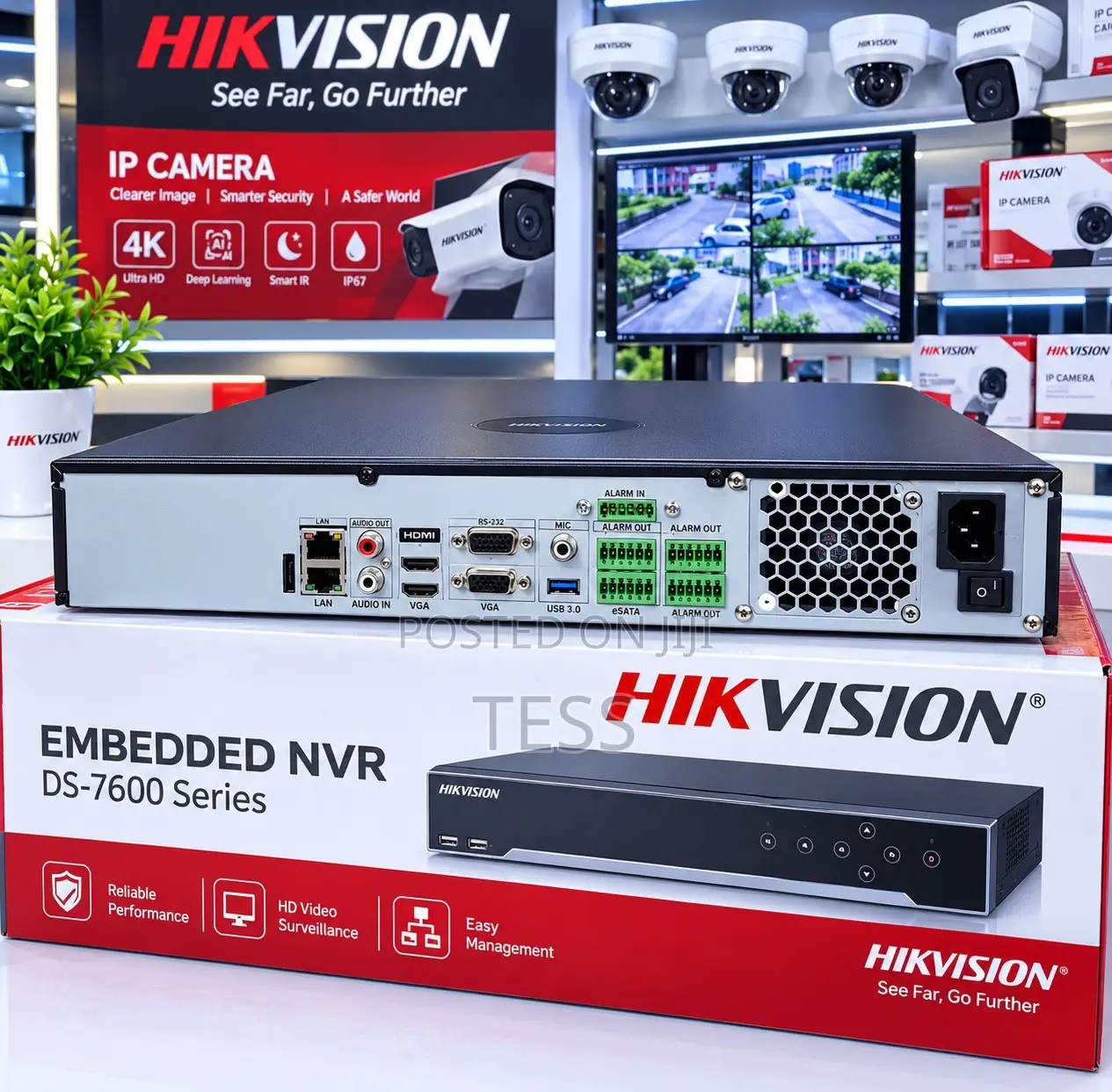 Hikvision 64ch NVR Non Poe 4hdd Slot Ds-7764ni-M4