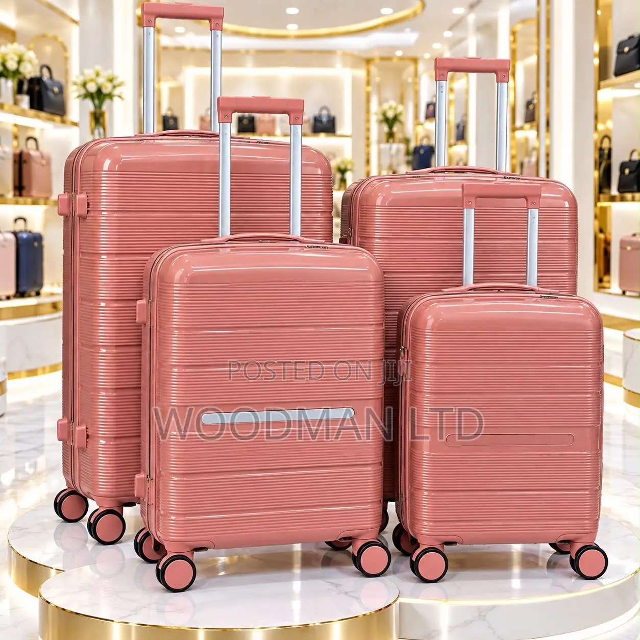 Anti Crack Travel Suitcase 4set Complete