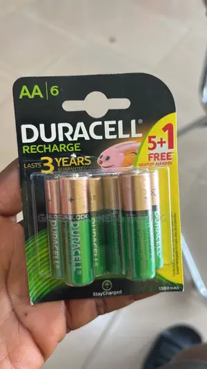 Duracell 2A AA 6pcs Rechargeable Battery - 1300mAh