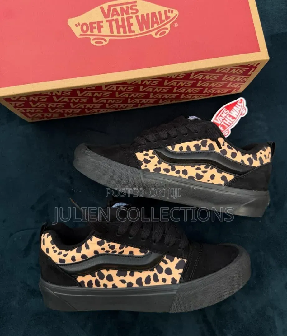 New Skool Van Black Gold