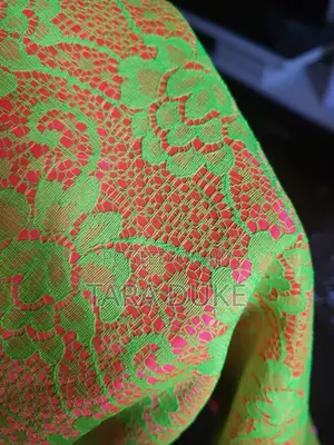 Vibrant Two Tone Floral Lace 4 Yards