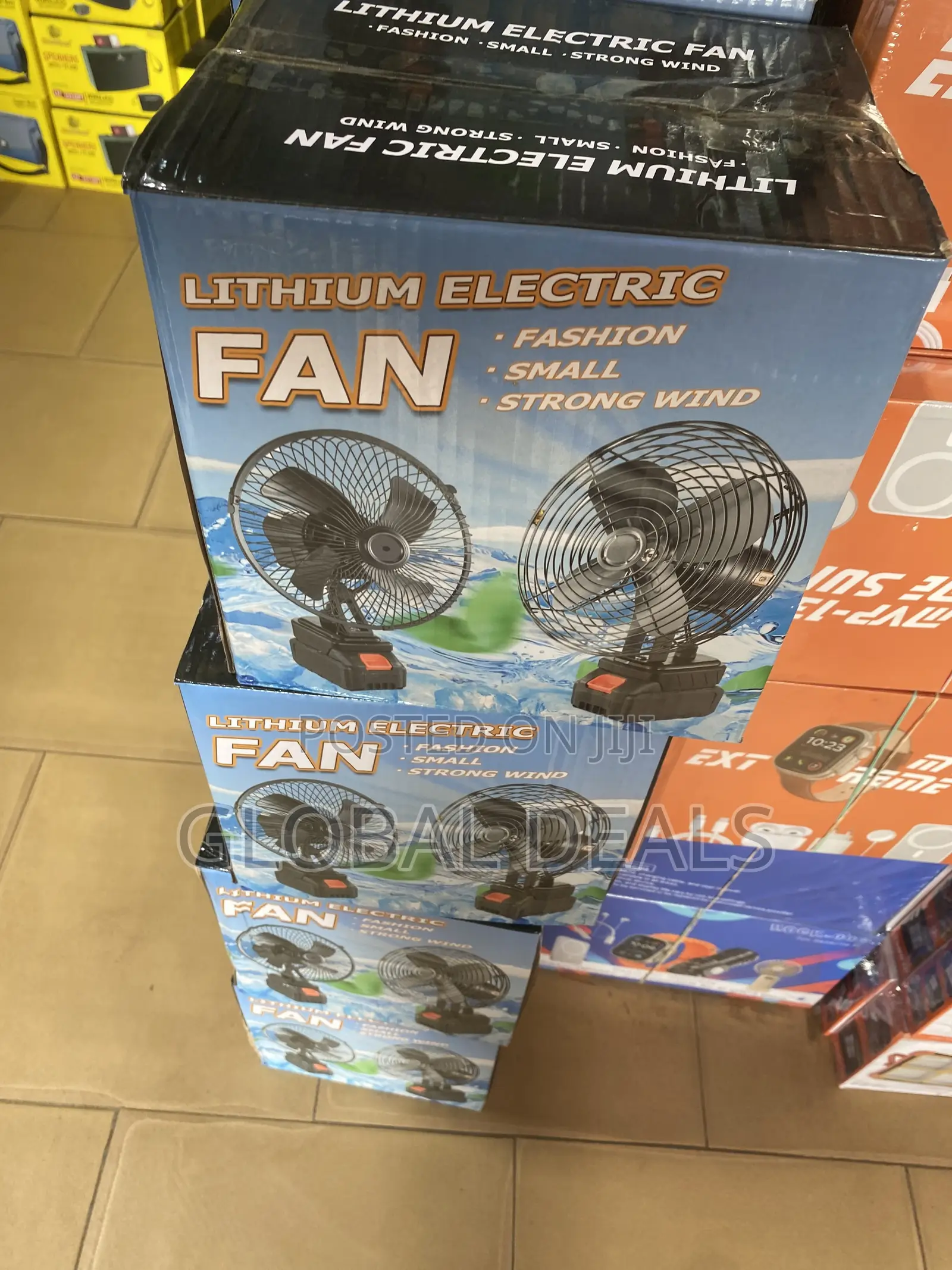 Multipurpose Indoor and Outdoor Rechargeable Fan