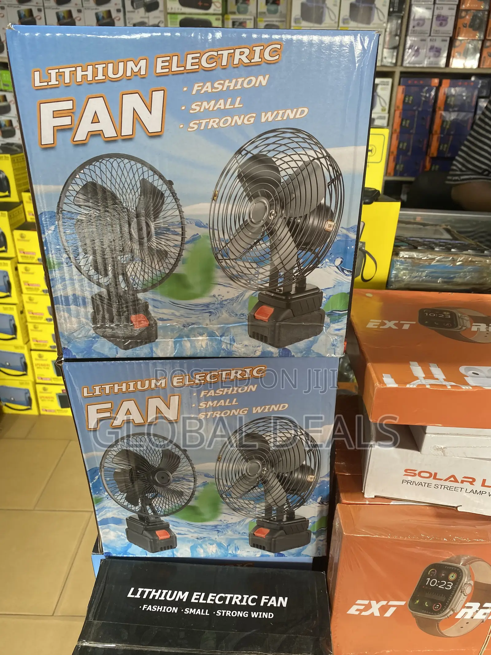 Multipurpose Indoor and Outdoor Rechargeable Fan