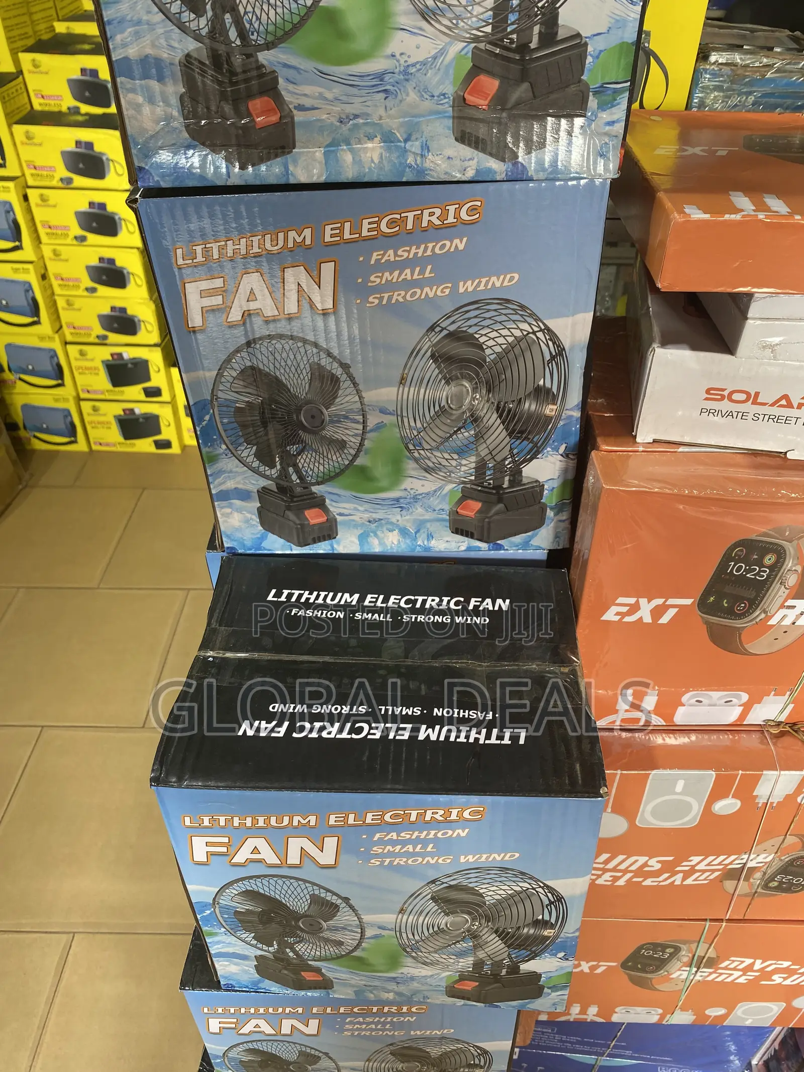 Multipurpose Indoor and Outdoor Rechargeable Fan